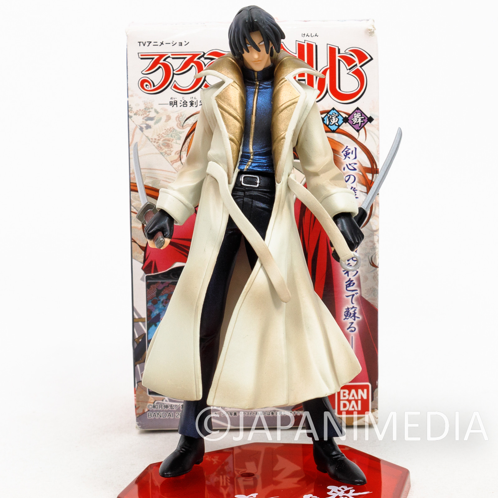 Rurouni Kenshin Aoshi Shinomori Mini Figure BANDAI - Japanimedia Store